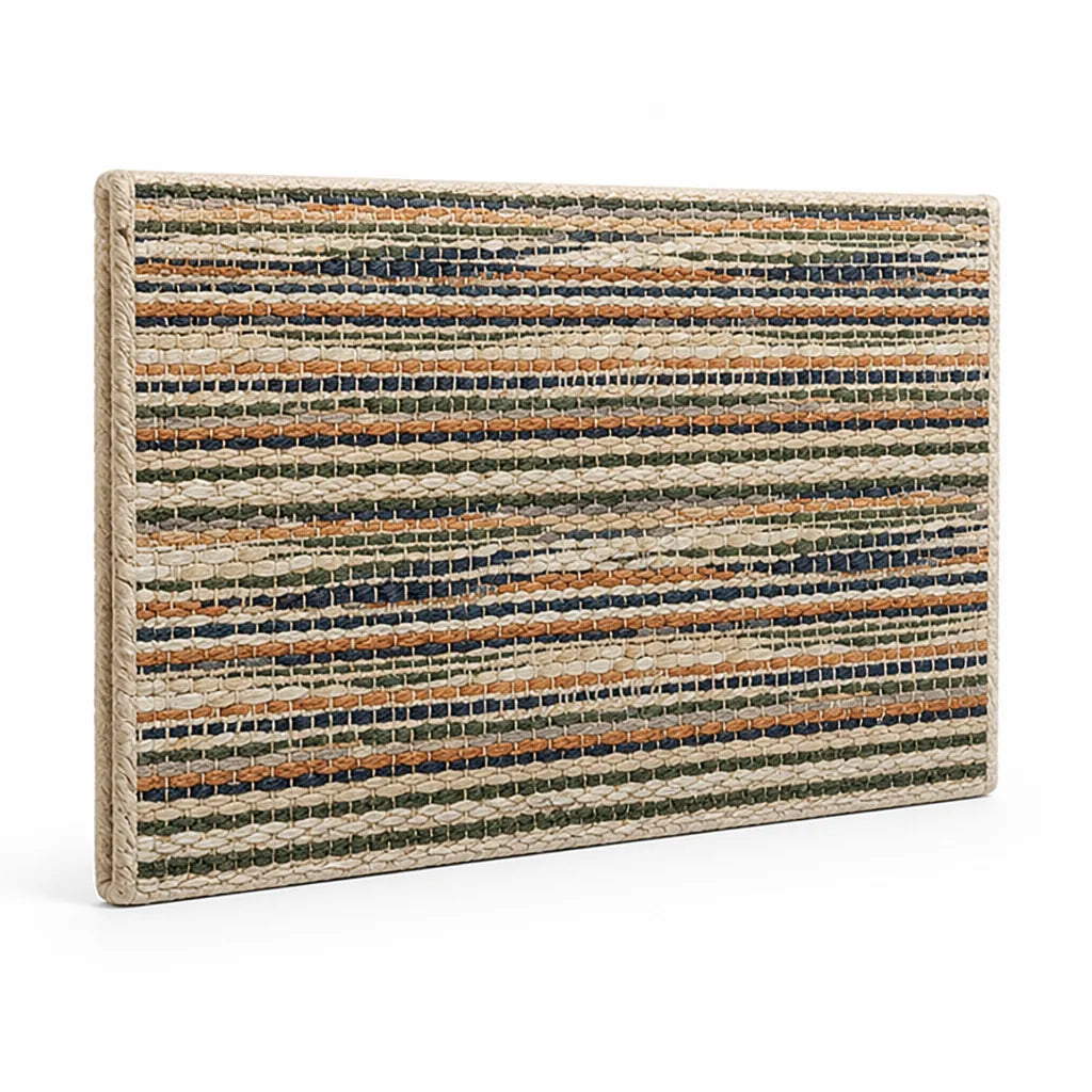 Area Rug Artisan Patchwork Stain-Resistant Soft Underfoot