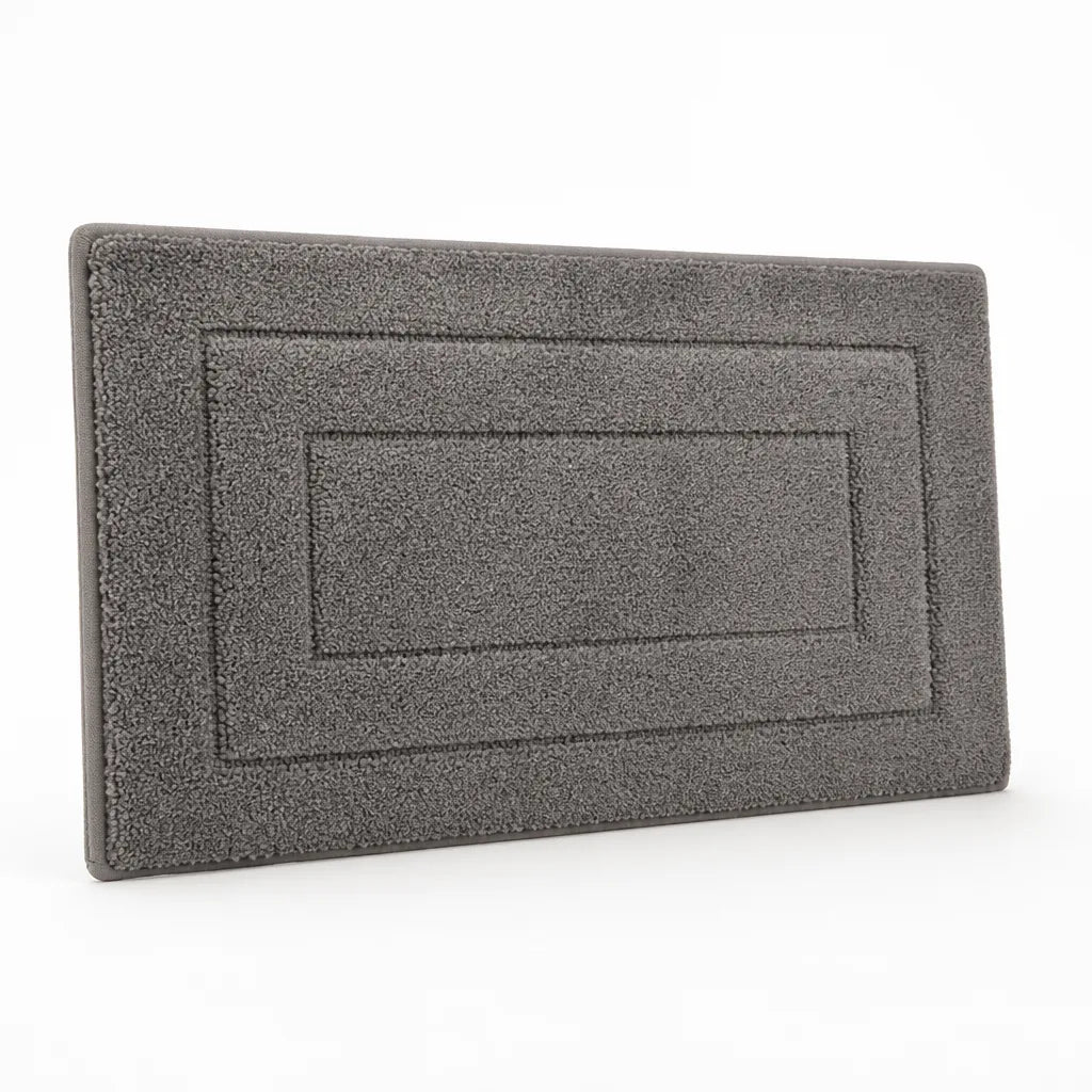 Bath Mat Ultra-Soft Microfiber Absorbent & Non-Slip Backing