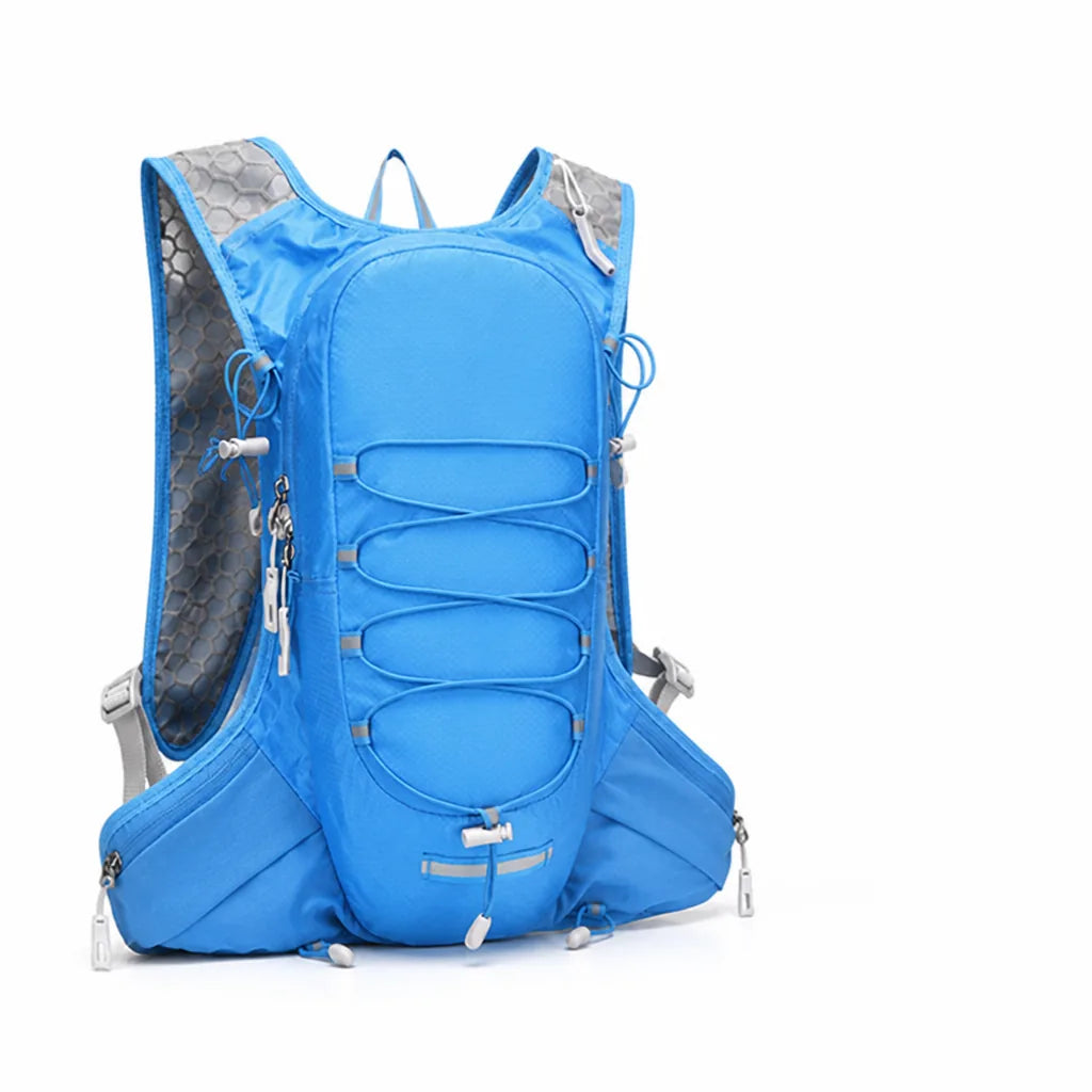 Breathable Mesh Running Vest with Hydration Bladder Pocket (Adjustable Straps)