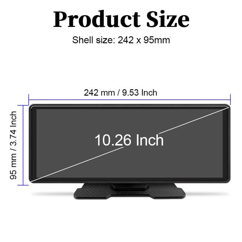 Car Stereo 10.26 Touchscreen Wireless Pairing & Backup Camera