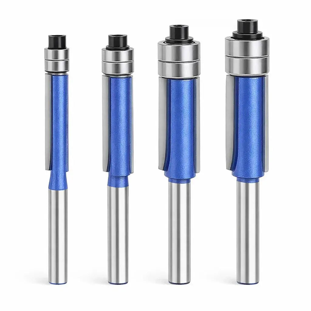 Deburring & Polishing Set Double Bearing 1/4 Inch Shank