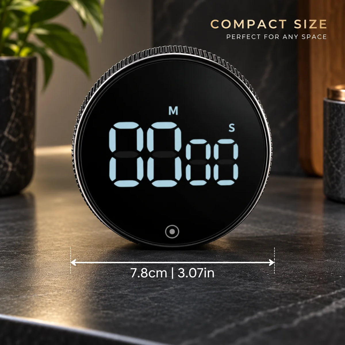 Digital Kitchen Timer Large Display & Magnetic Back