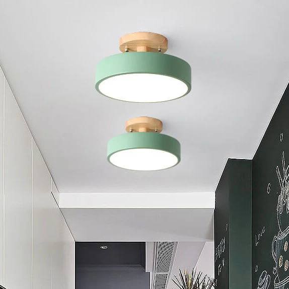 Flush Mount Ceiling Light Integrated LED Adjustable Color Temperature