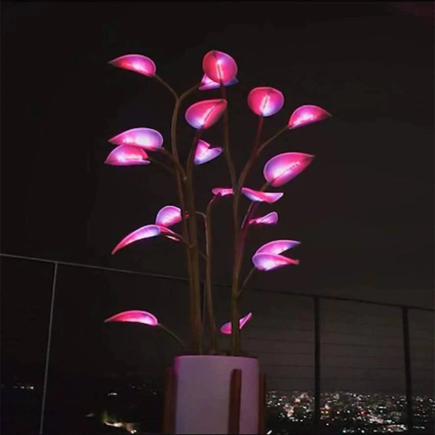 Indoor Plant Lamp Programmable LEDs & App Control Collapsible Portable
