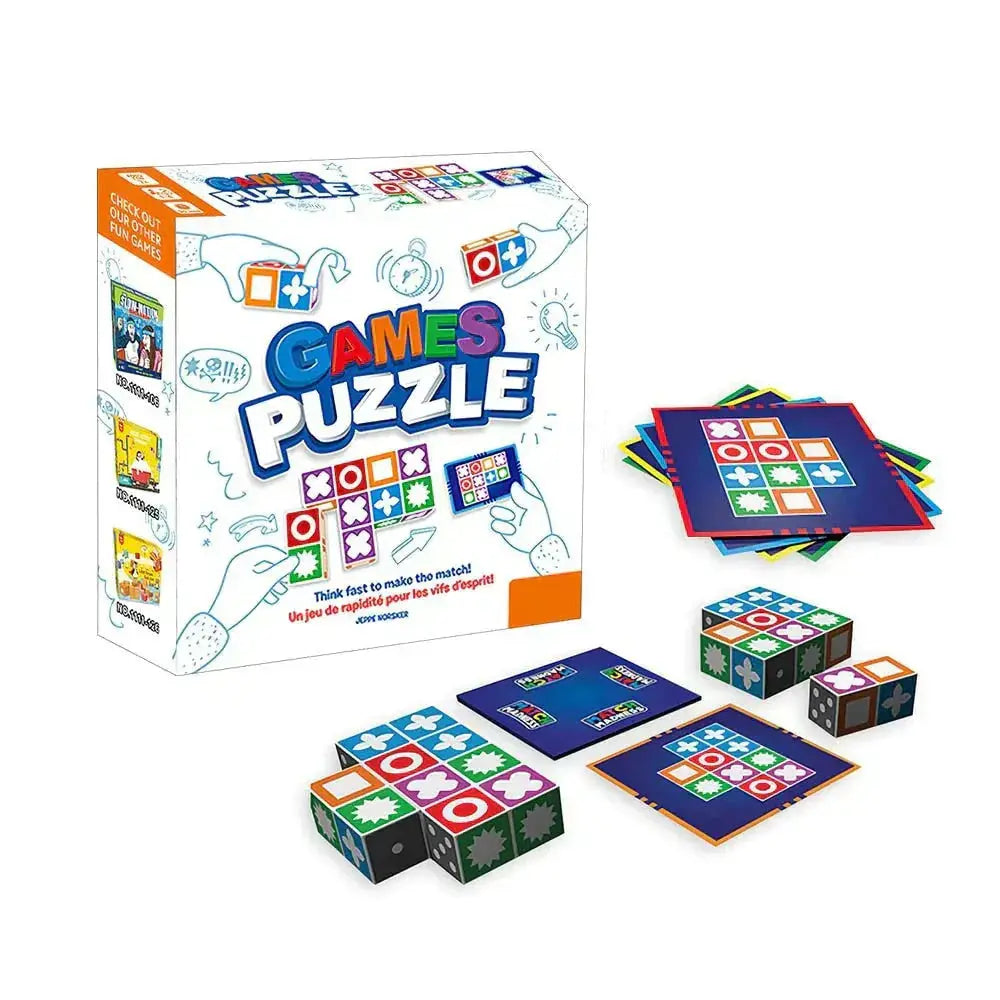 Kids Logic Game Pattern Matching Durable Blocks & Cards