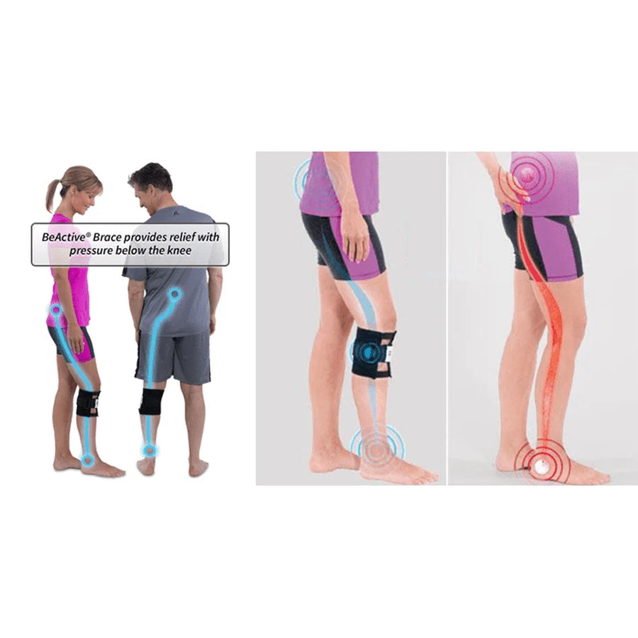 Knee Brace Acupressure Pad & Adjustable Strap