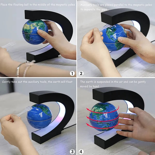 Levitating Globe Magnetic Multicolor LED