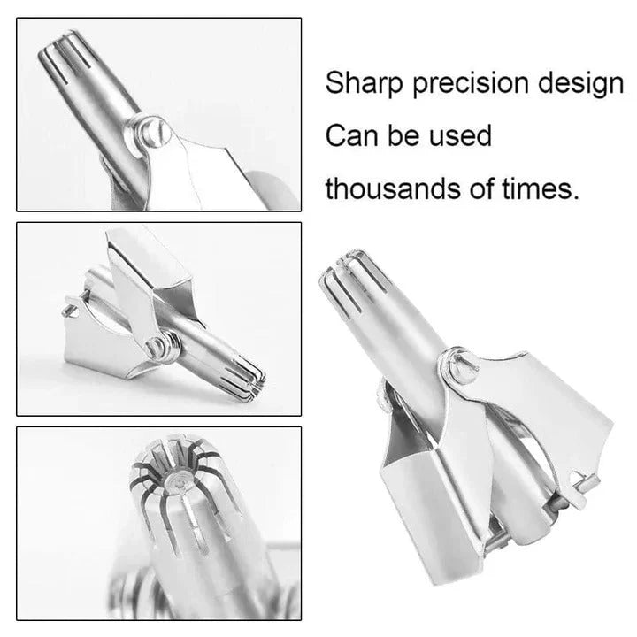 Nose Hair Trimmer Manual Twist Stainless Steel