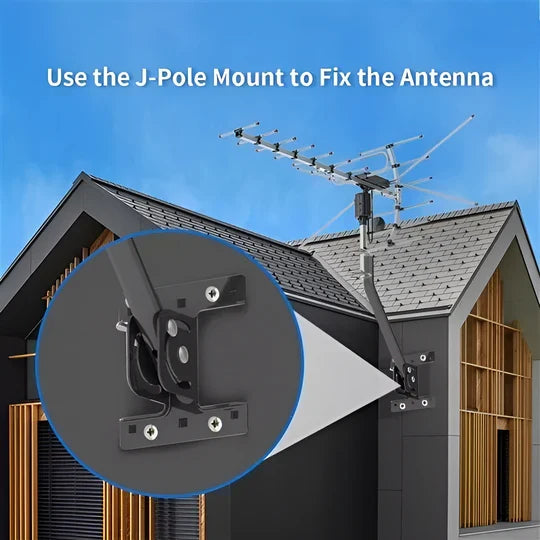 Outdoor TV Antenna Motorized 360 Degree Long-Range HD