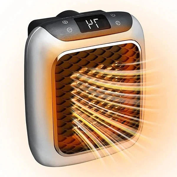 Plug-In Heater 800W Ceramic & LED Thermostat
