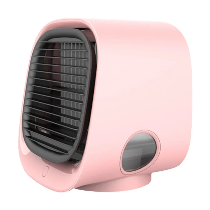 Portable Air Conditioner Dual Cooling & Humidifying USB/Outlet Powered