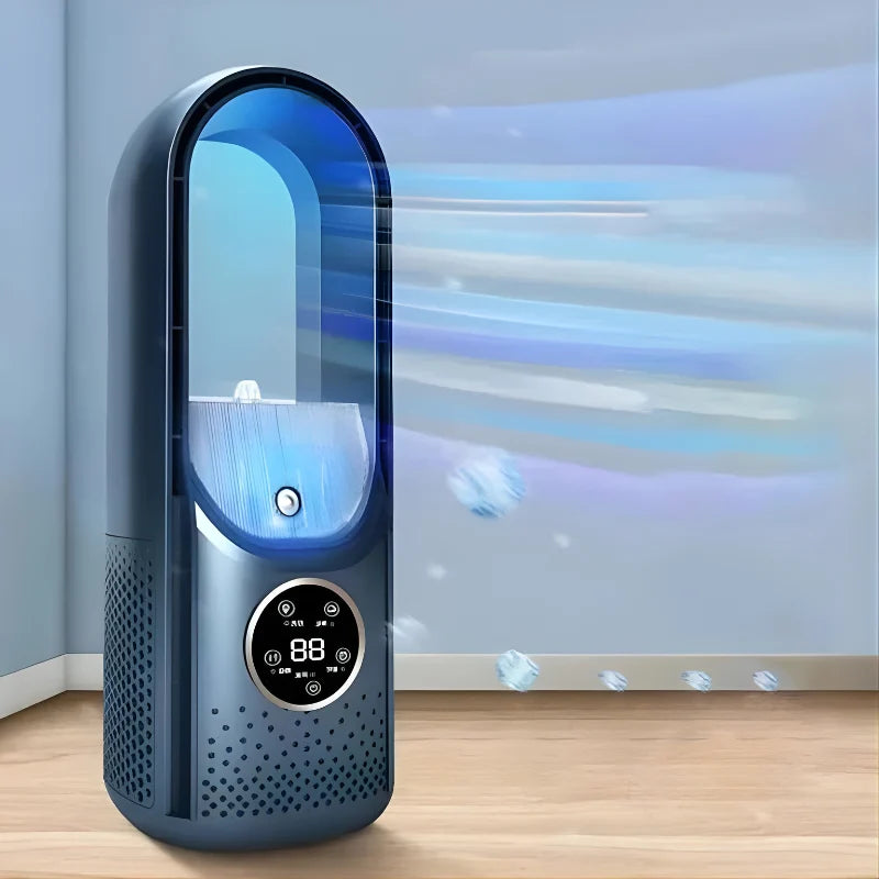 Portable Air Cooler Bladeless Quiet Refillable Pads