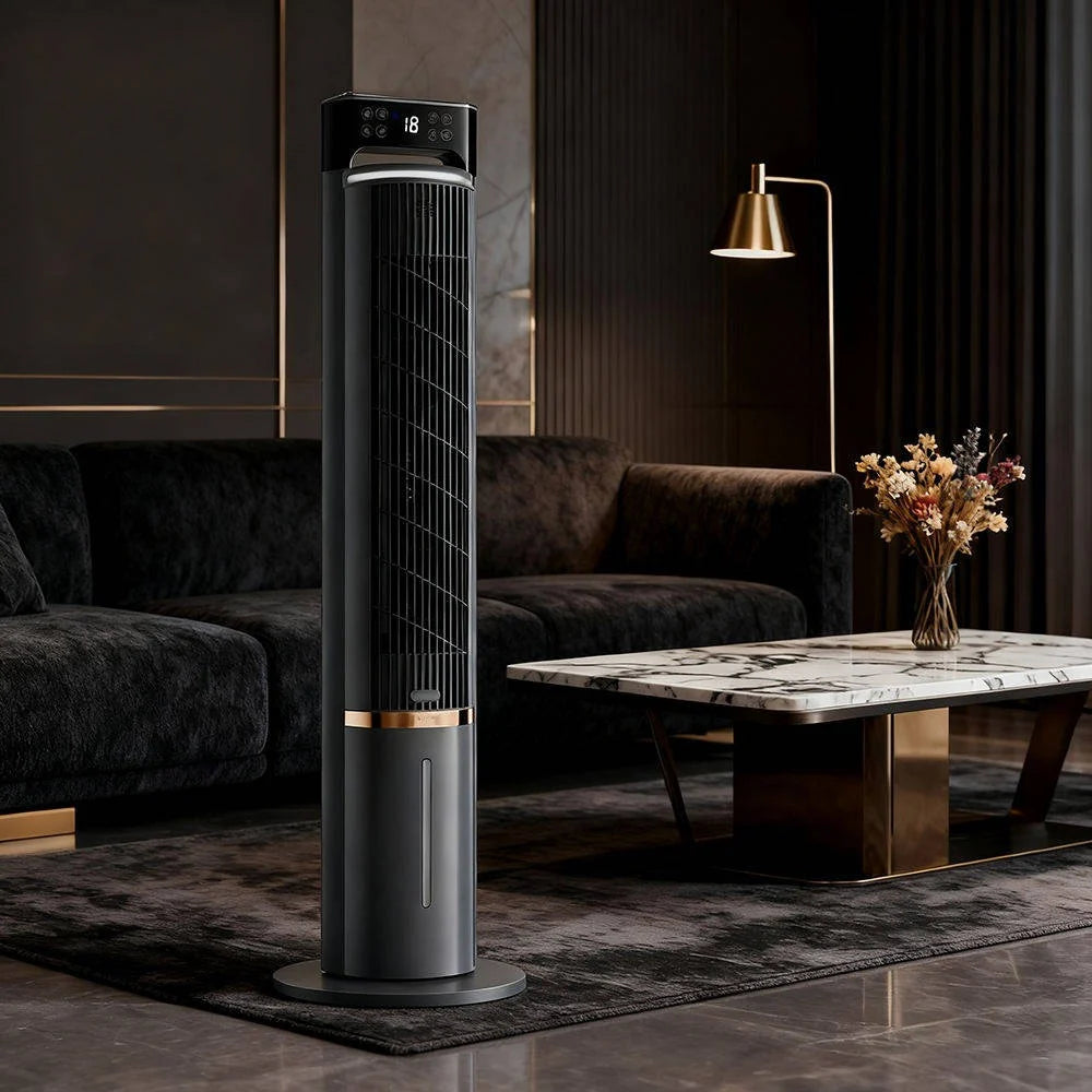 Portable Air Cooler Vortex Turbine Remote & 12-Hour Timer
