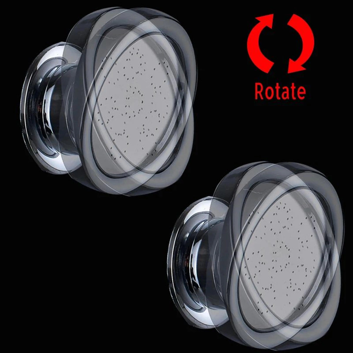 Shower Panel Water-Powered LED Temperature Display Six Spray Modes