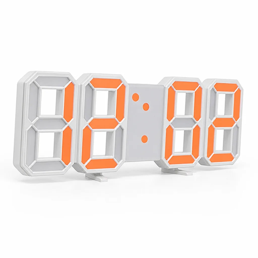 Single-Sided Acrylic 3D LED Display Wall Clock (Home & Office)