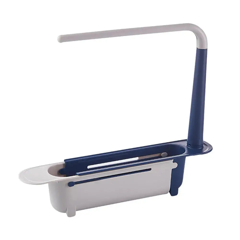 Sink Rack Telescopic Space-Saving Adjustable 12.6 To 17.7 Inches