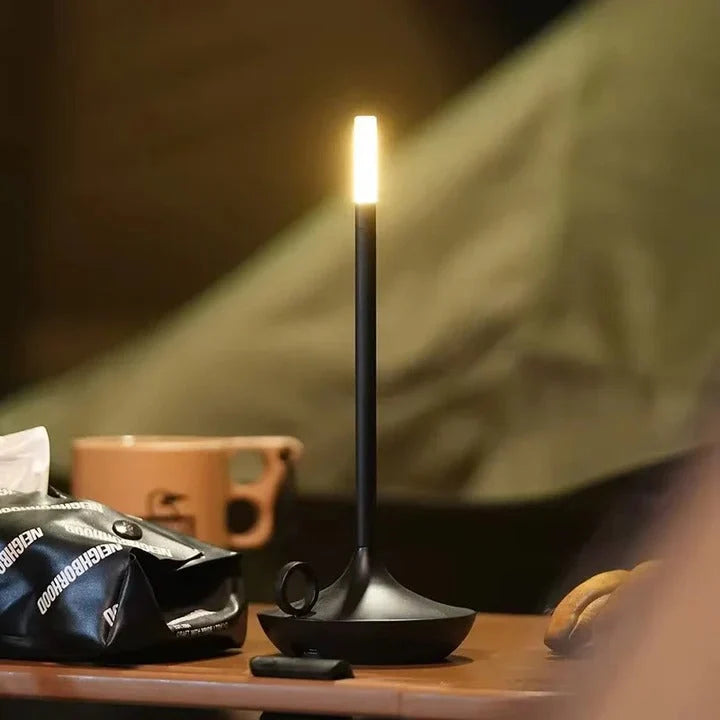 Table Lamp Touch Dimming USB Rechargeable 12-Hour Battery