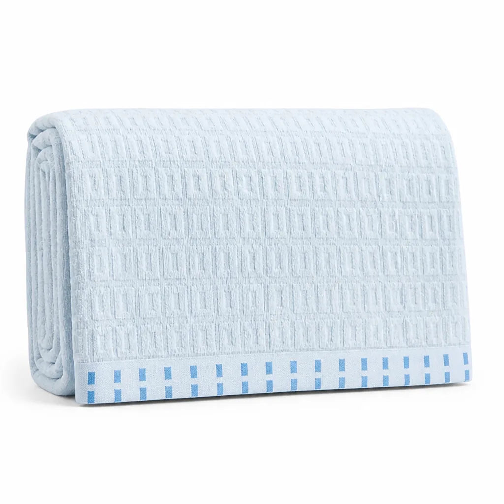 Throw Blanket 100% Cotton Waffle Weave Lightweight Breathable