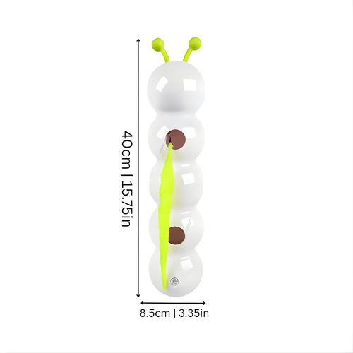 Wall-Mounted Cat Toy Motorized Rotating USB Rechargeable Suction Mount