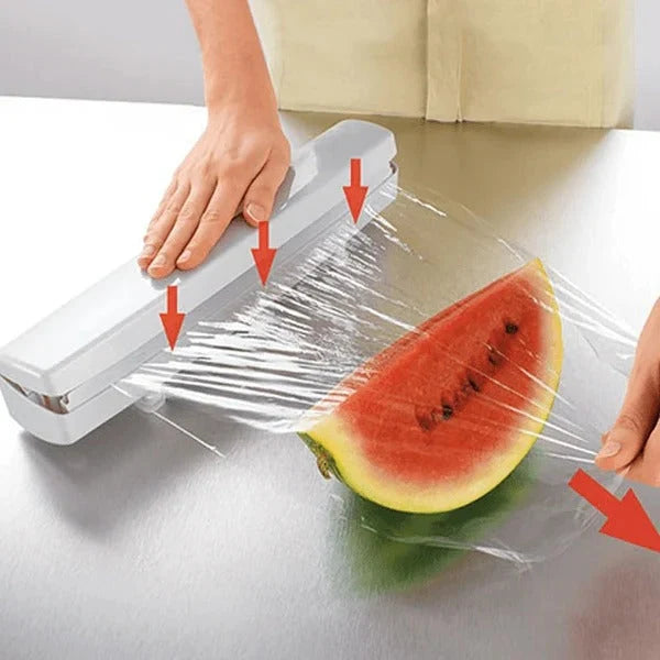 Wrap Dispenser Spring-Loaded Cutter Fits 12 Inch Rolls