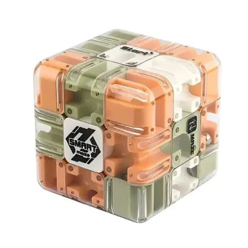 3D Maze Cube Clear View Stainless Steel Ball
