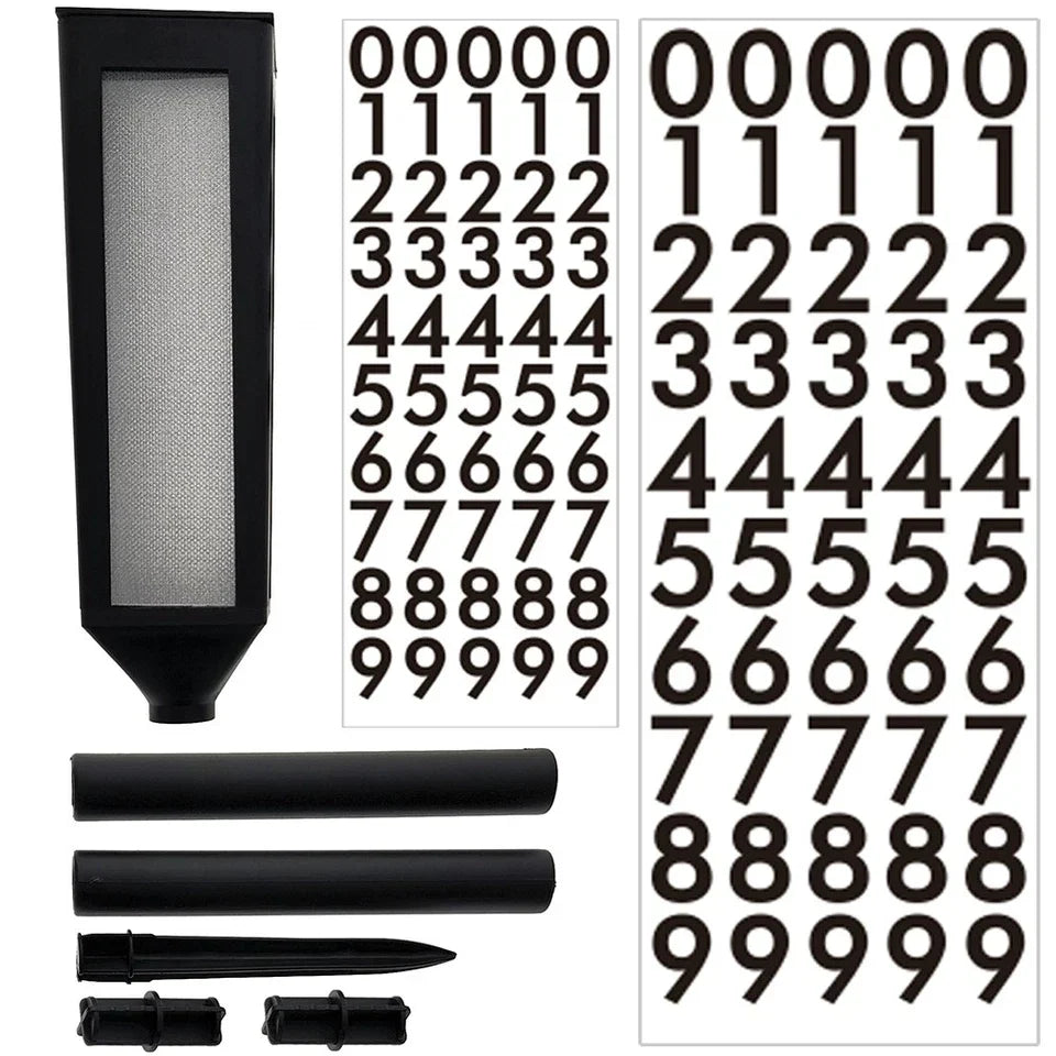 Address Stake Solar Automatic LED Four-Sided Adjustable Height