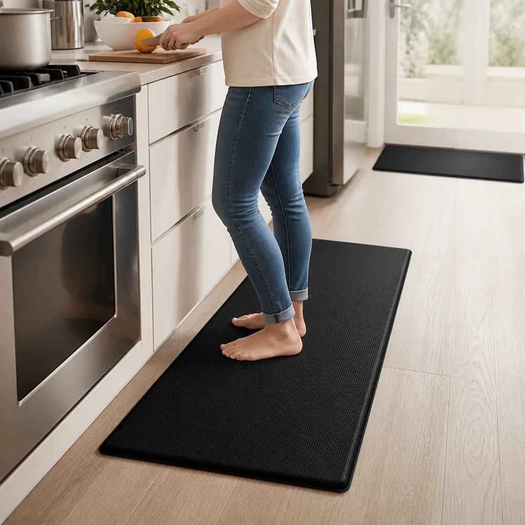 Anti-Fatigue Cushioned Kitchen Mat (Non-Slip Backing)