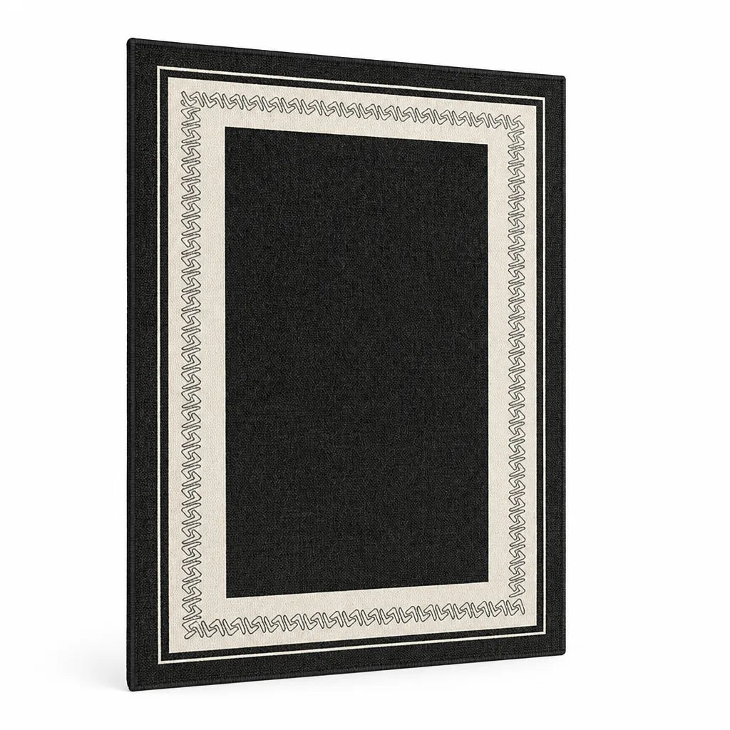 Area Rug Geometric Pattern Stain-Resistant & Non-Slip Backing