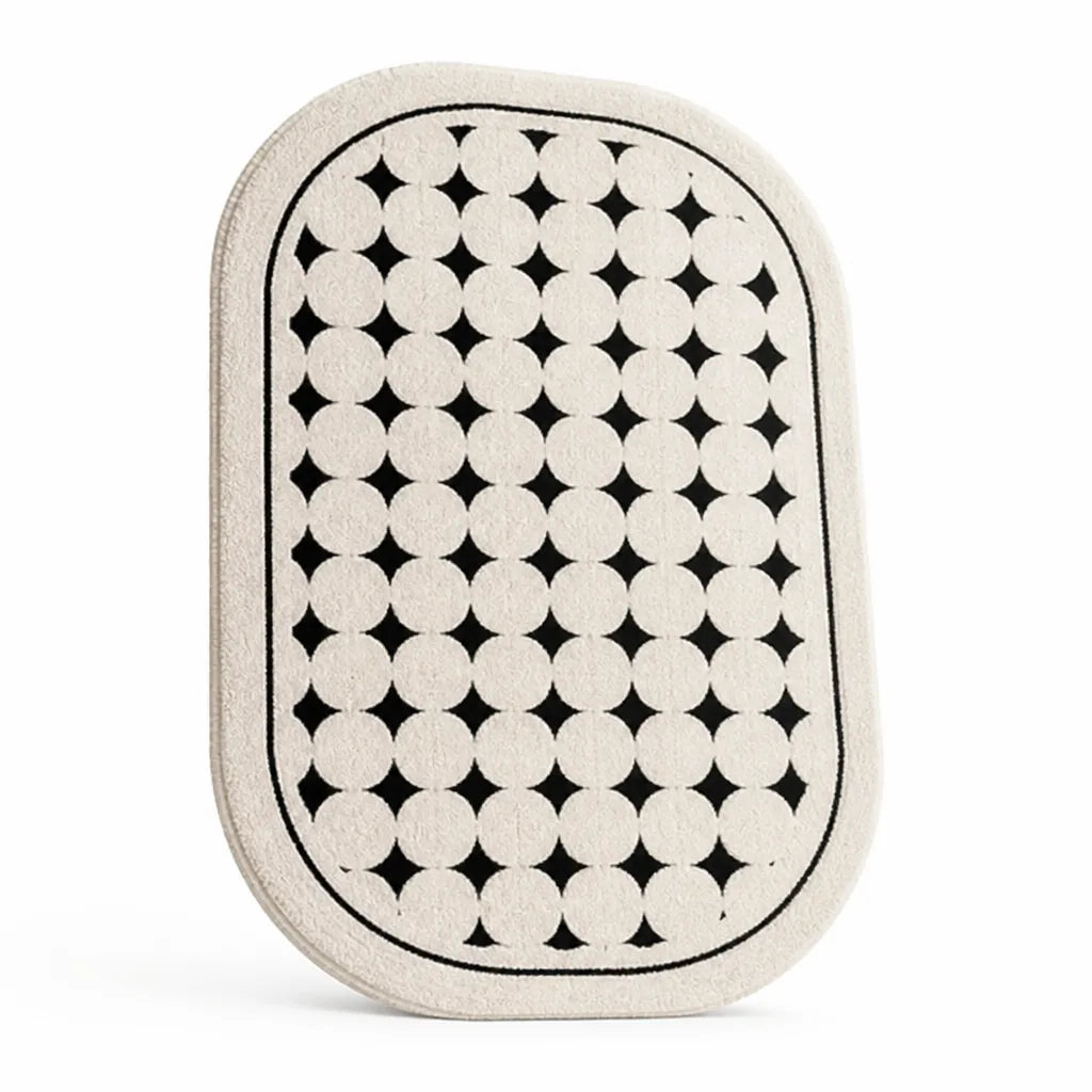 Area Rug Modern Abstract Plush & Non-Slip Backing