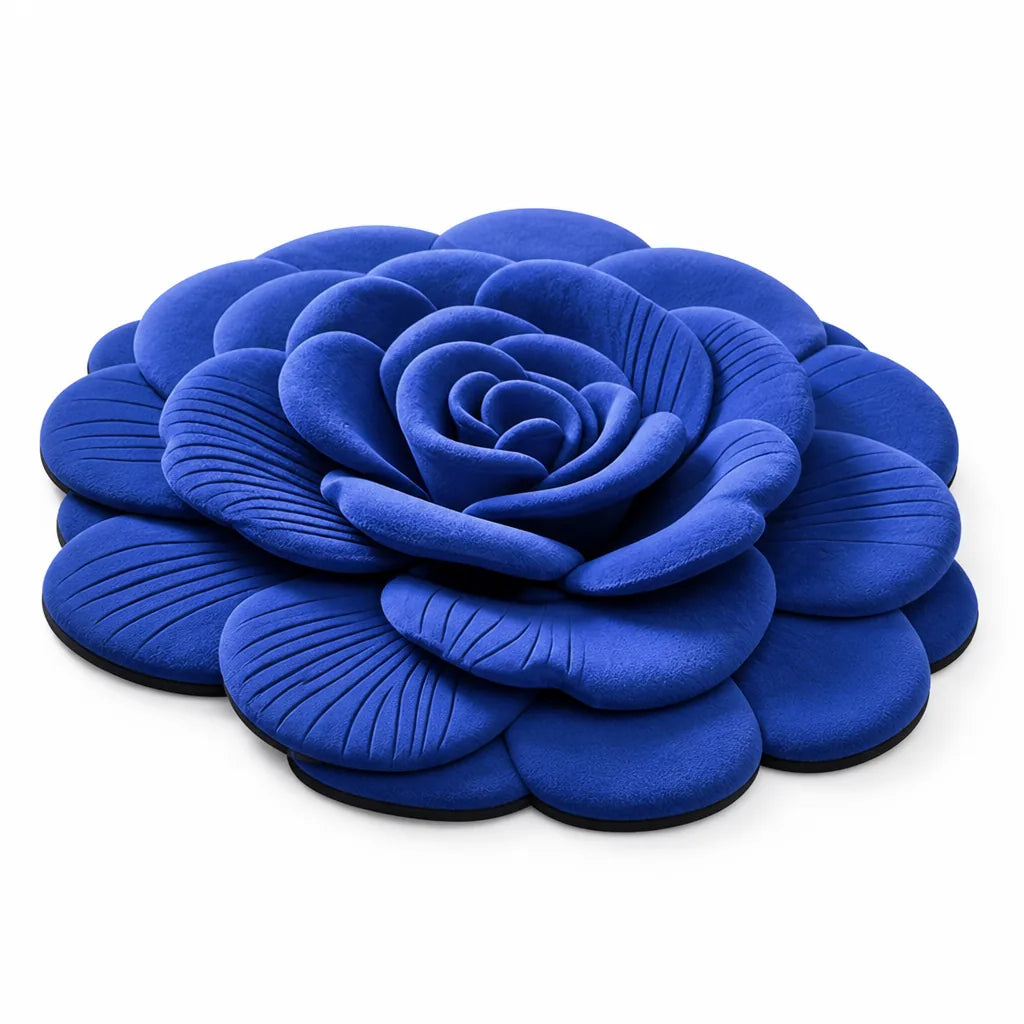 Area Rug Plush Floral Durable & Easy Clean