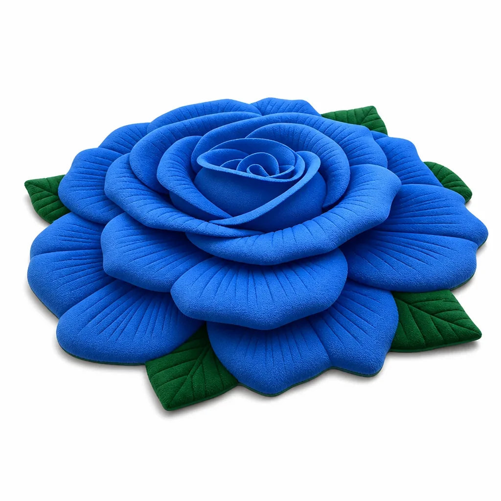 Area Rug Plush Floral Durable & Easy Clean