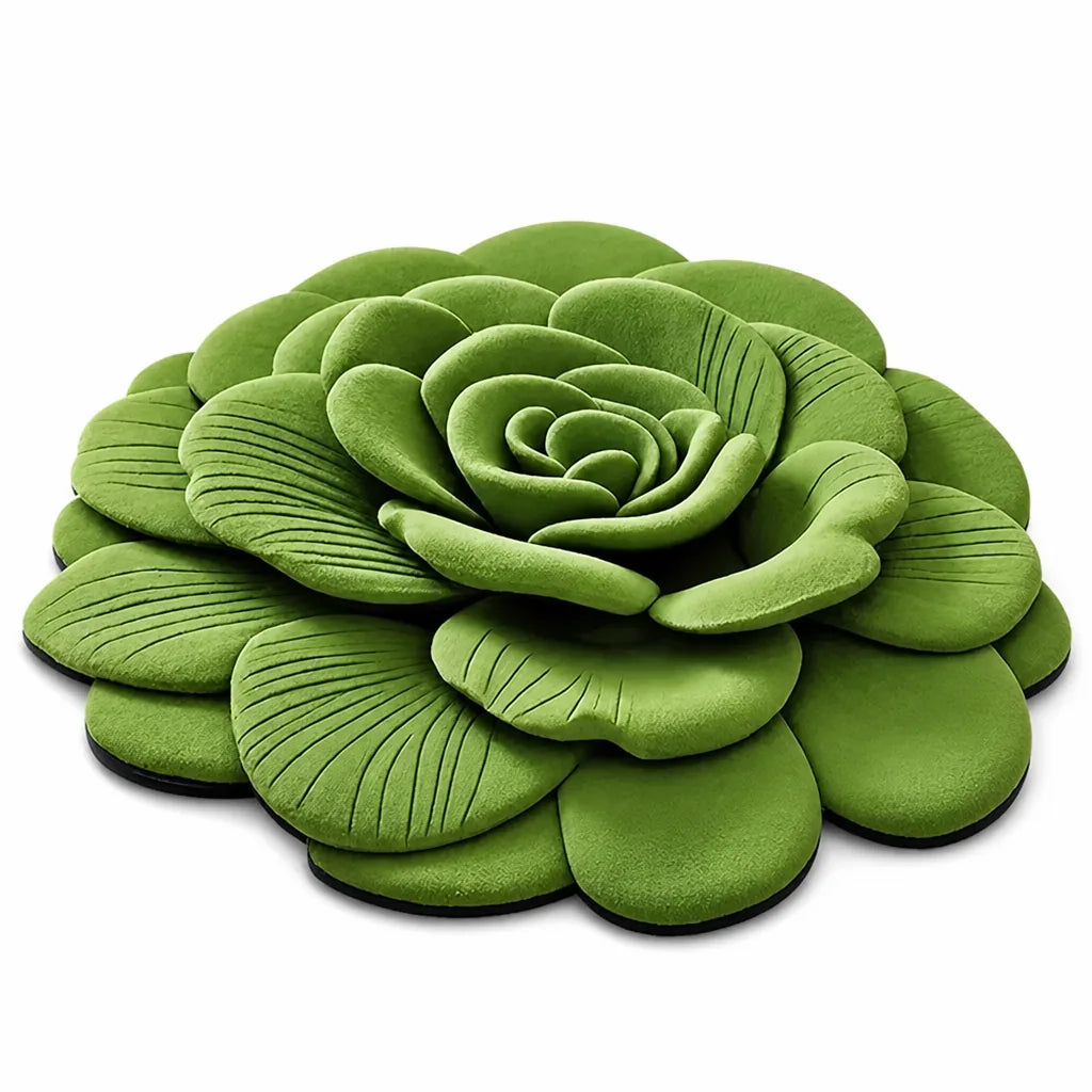 Area Rug Plush Floral Durable & Easy Clean