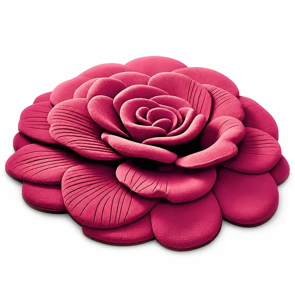 Area Rug Plush Floral Durable & Easy Clean
