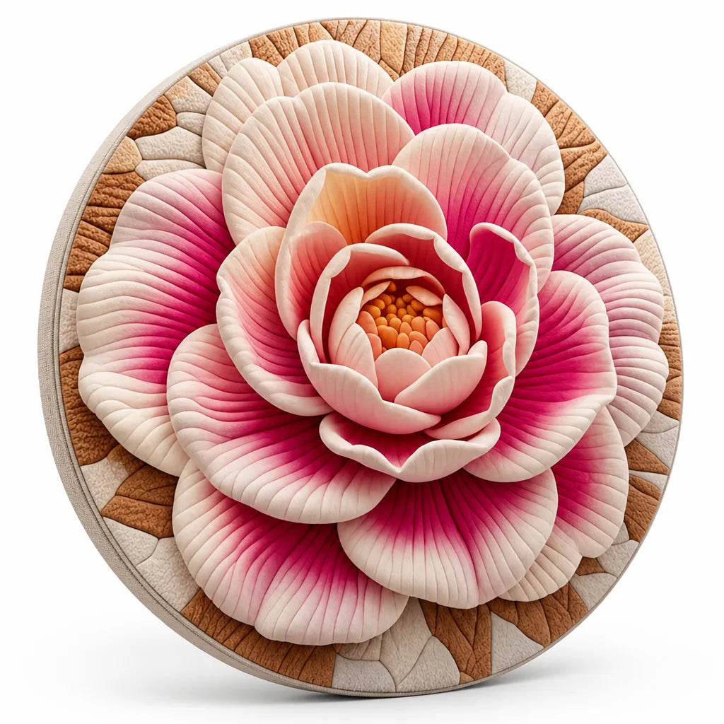 Area Rug Plush Floral Durable & Easy Clean