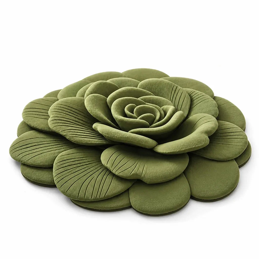 Area Rug Plush Floral Durable & Easy Clean