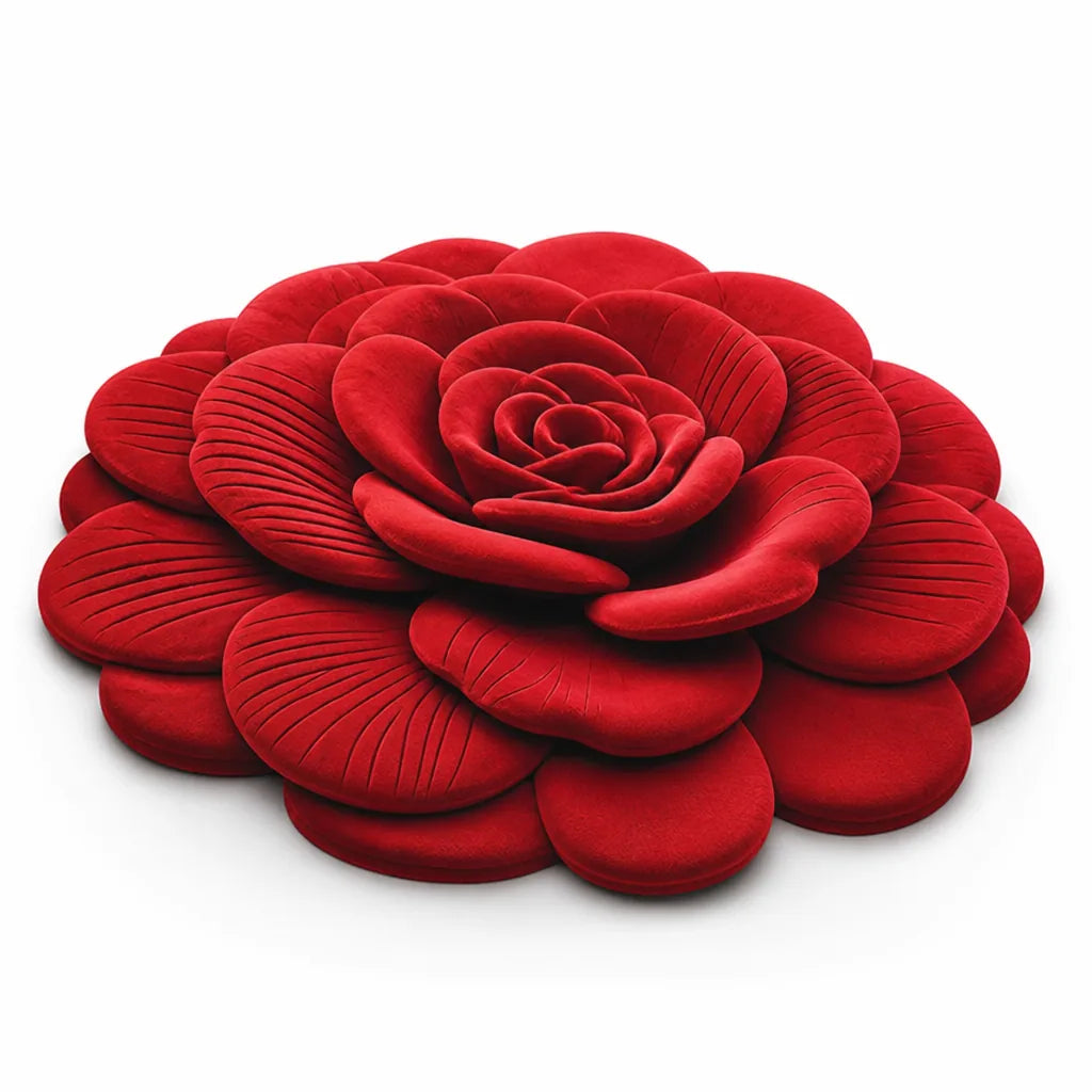 Area Rug Plush Floral Durable & Easy Clean