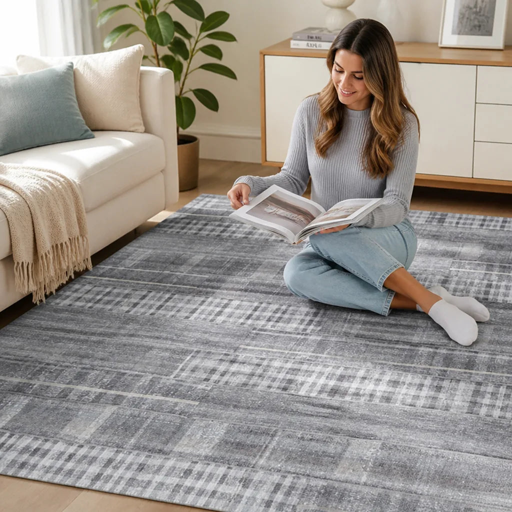 Area Rug Plush Soft-Touch Easy Care