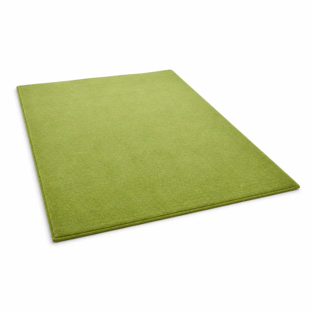 Area Rug Plush Synthetic Fiber Easy-Clean