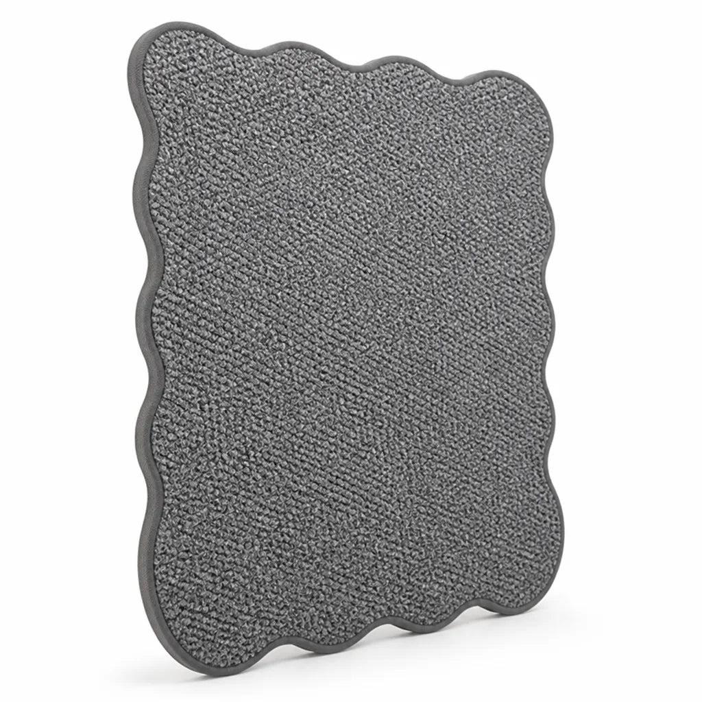 Area Rug Plush Textured Non-Slip Backing & Easy-Clean