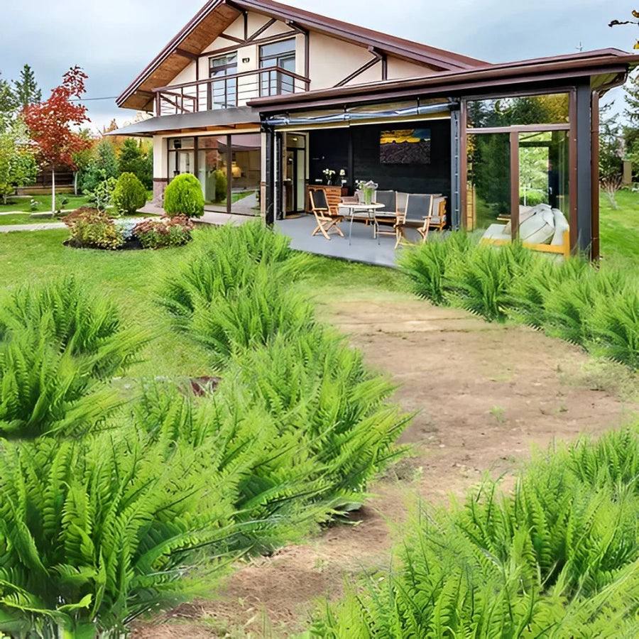 Artificial Boston Fern Lifelike UV-Resistant & Waterproof