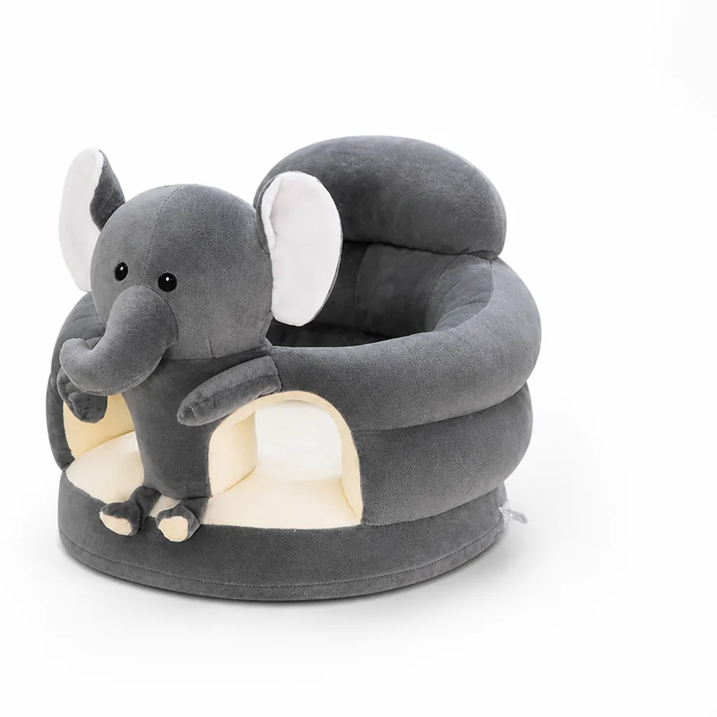 Baby Seat Ergonomic Velour Non-Slip Base