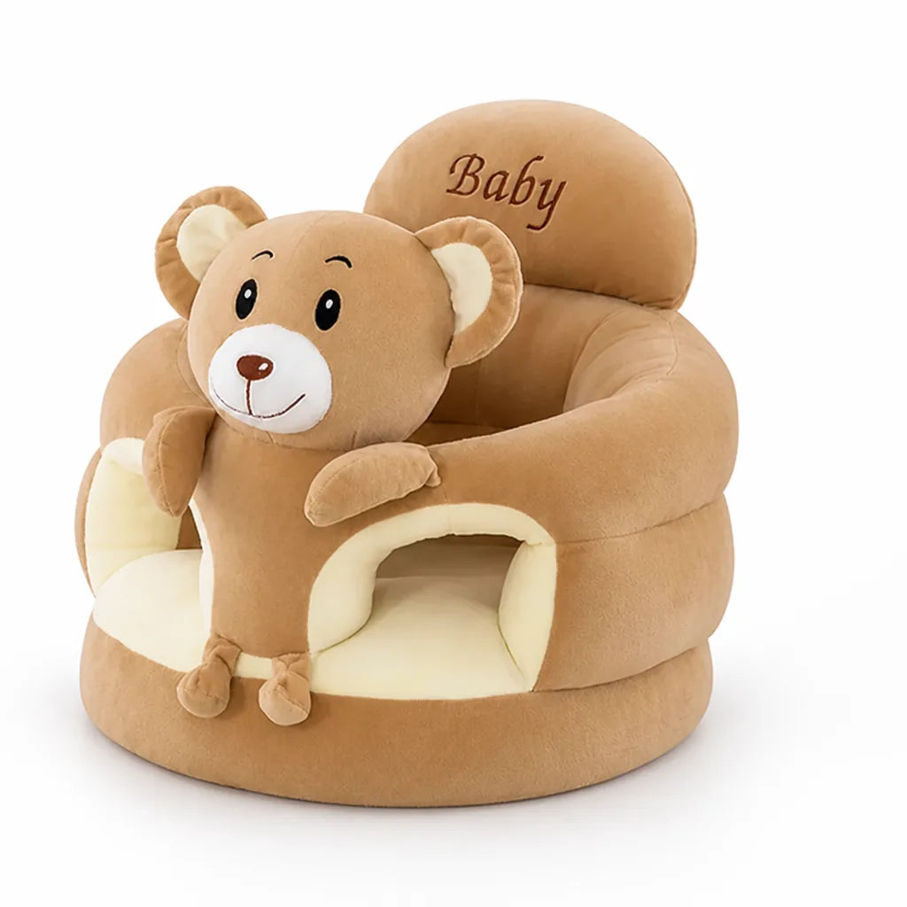 Baby Seat Ergonomic Velour Non-Slip Base