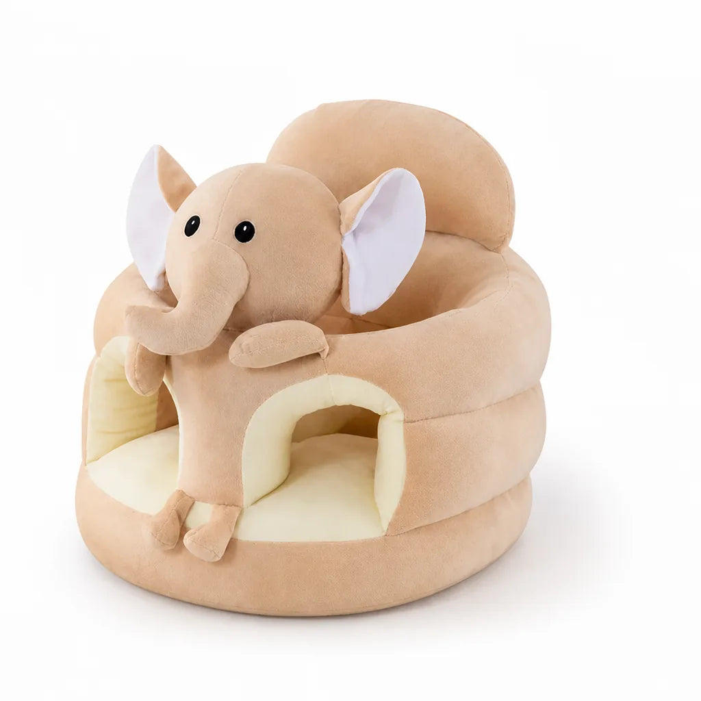 Baby Seat Ergonomic Velour Non-Slip Base