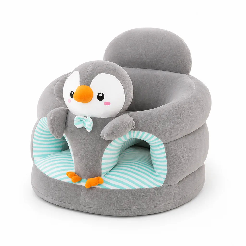 Baby Seat Ergonomic Velour Non-Slip Base