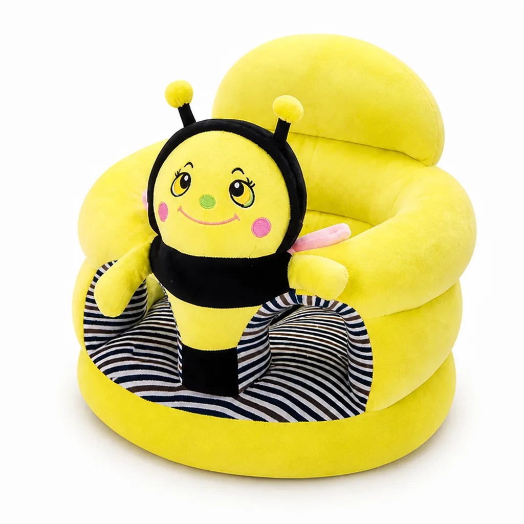 Baby Seat Ergonomic Velour Non-Slip Base