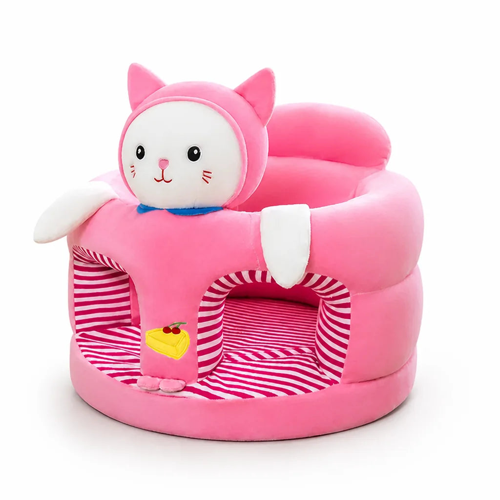 Baby Seat Ergonomic Velour Non-Slip Base