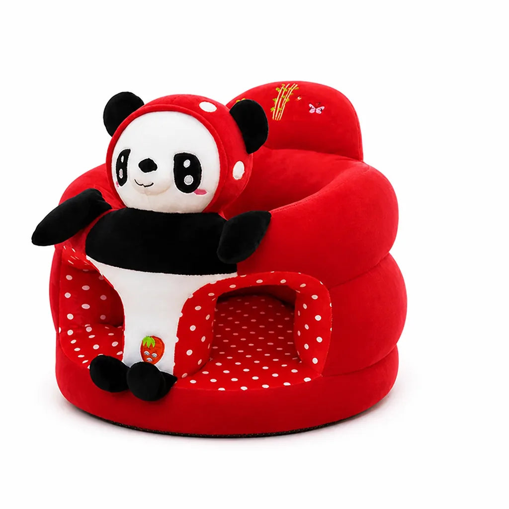 Baby Seat Ergonomic Velour Non-Slip Base