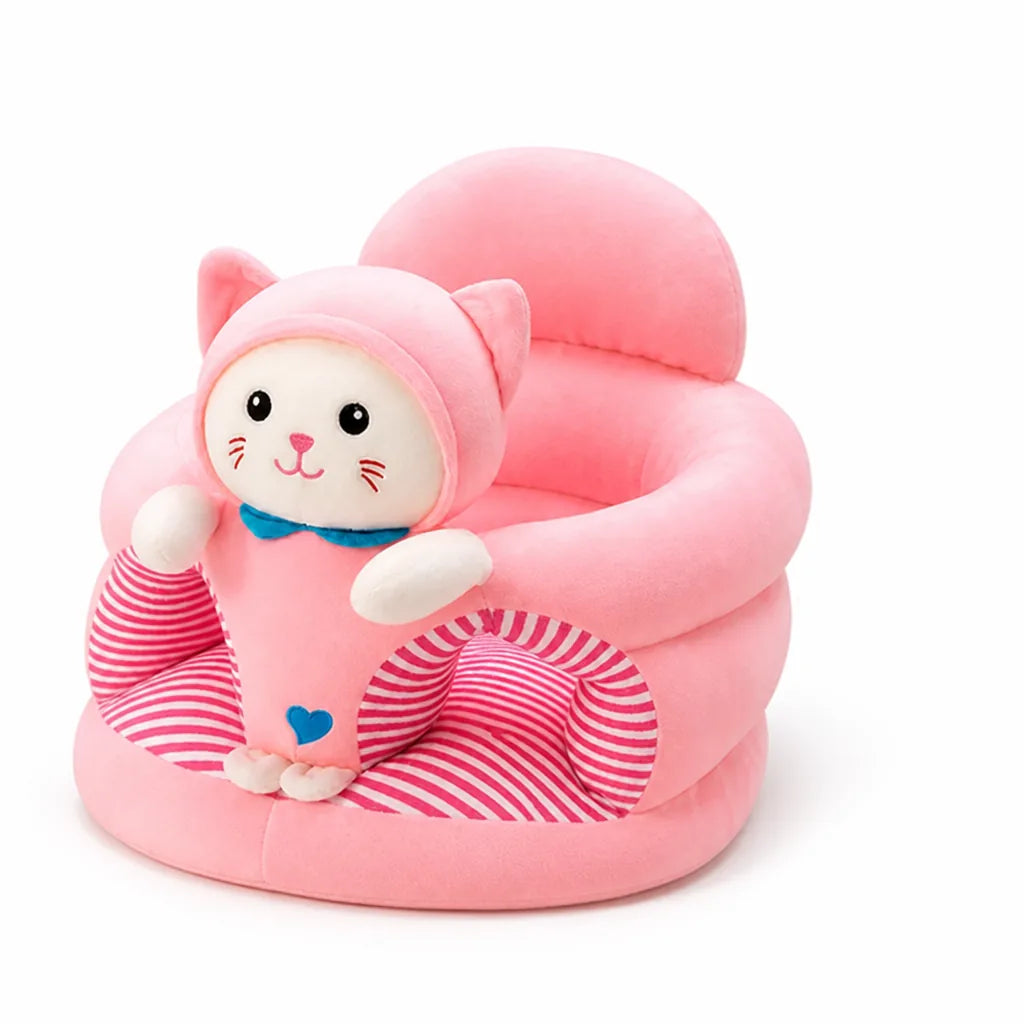 Baby Seat Ergonomic Velour Non-Slip Base