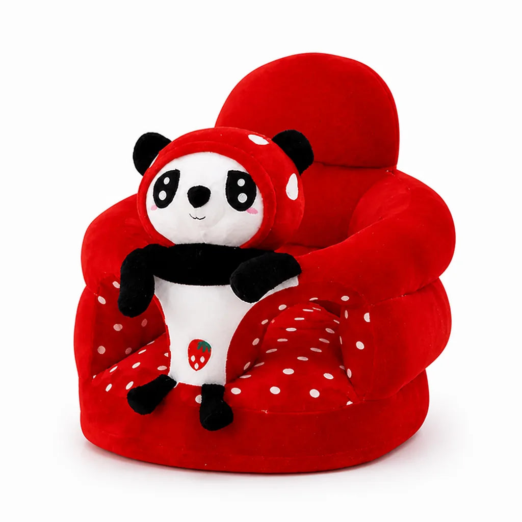 Baby Seat Ergonomic Velour Non-Slip Base