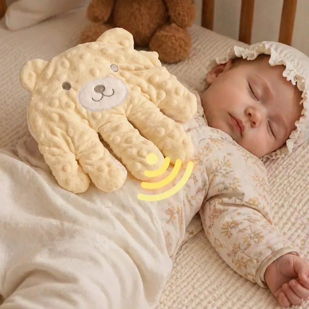 Baby Sleep Soother Bear Rhythmic Patting Battery Operated & Portable